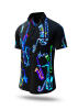NEON SAXOPHONE Sommerhemd - 100 % Baumwolle - GERMENS artfashion
