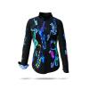 schwarze Bluse Damen NEON SAXOPHONE von GERMENS - 100 % BW