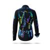 schwarze Bluse Damen NEON SAXOPHONE von GERMENS - 100 % BW