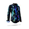 schwarze Hemdbluse Damen NEON SAXOPHONE von GERMENS