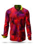 Entdecke bunte Hemden Herren DRACO ROT - 100 % Baumwolle