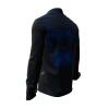 Black Button Up Shirt TYPEWRITER KARL MARX BLACK from GERMENS