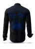 Discover Button Up Shirt TYPEWRITER KARL MARX BLACK - 100 % co