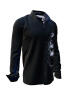 Black Button Up Shirt TYPEWRITER KARL MARX BLACK from GERMENS