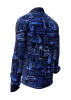 CHEMNITZ BUILDINGS BY NIGHT Hemden Herren - 100 % Baumwolle - GERMENS artfashion XL