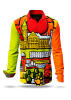 Mens colorful shirt KARL-MARX-STADT by GERMENS - 100 % cotton