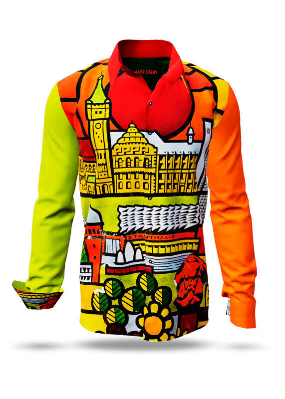 Buntes Hemd Herren KARL-MARX-STADT von GERMENS artfashion