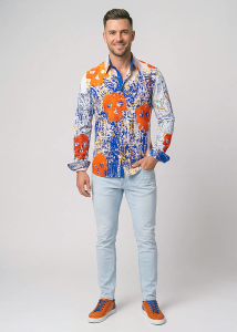 Entdecke bunte Hemden Herren YESTERDAY - 100 % Baumwolle