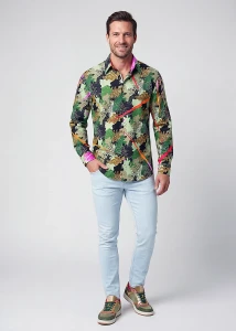 Entdecke bunte Hemden Herren NO TERROR NO WAR - 100 %...