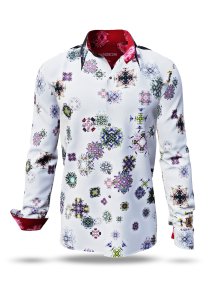 Entdecke bunte Hemden Herren KALEIDOSCOPE - 100 % Baumwolle