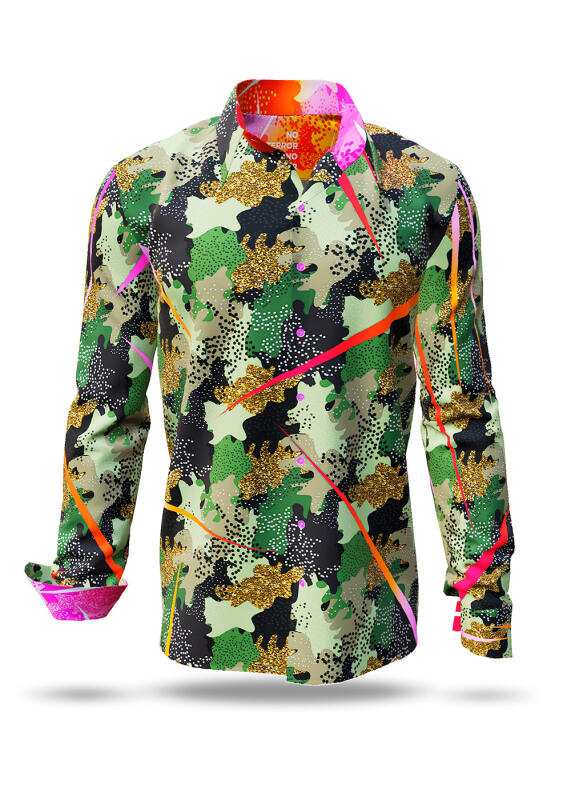 Discover button up shirts for men NO TERROR NO WAR - 100% cotton