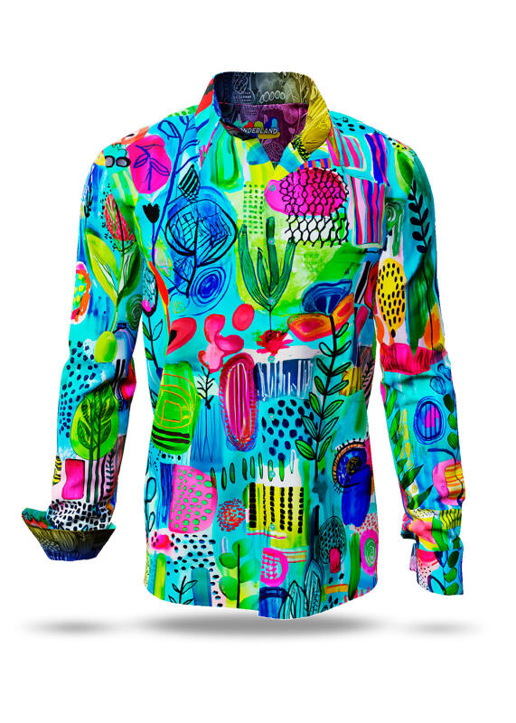 Discover button up shirts for men WONDERLAND - 100% cotton