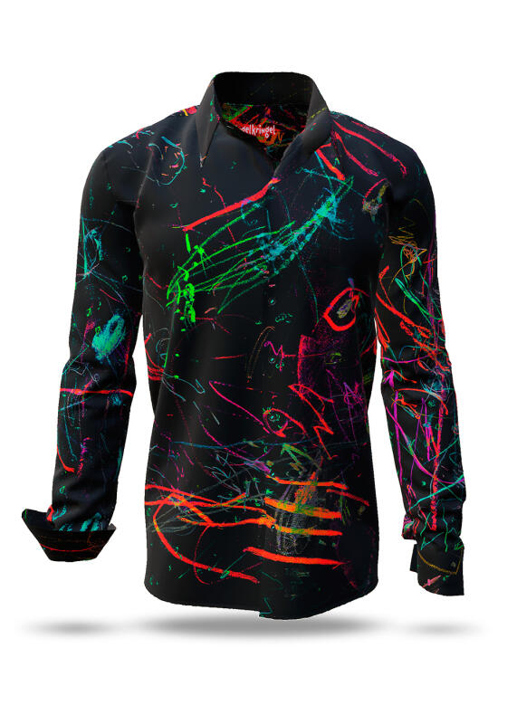 Discover button up shirts for men RINGELKRINGEL IN DER NACHT - 100% cotton