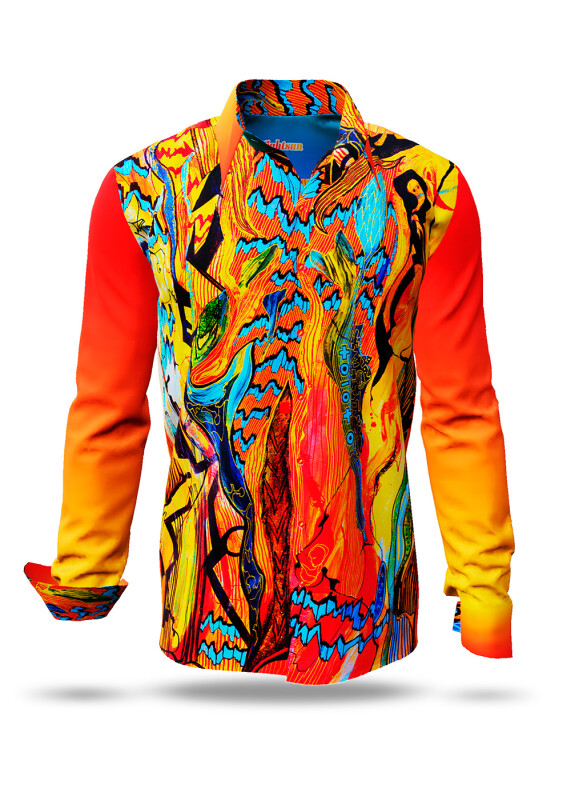 Discover colorful button up shirts for men NIGHTSUN - 100% cotton