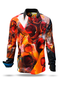 Entdecke rotes Hemd Herren APOCALYPSE - 100 % Baumwolle