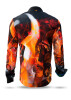 Mens Casual Long Sleeve Shirts APOCALYPSE – GERMENS artfashion – 100 % Cotton - Size XL