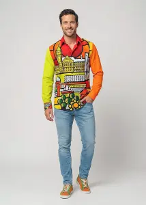 Discover colorful button up shirts for men JABIN - 100%...