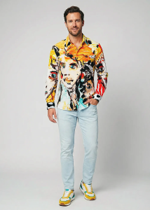 Entdecke bunte Hemden Herren THE BEST GIRL 1 - 100 %...