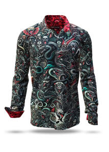 Discover dark shirt for men NEKRODRAKE - 100% cotton