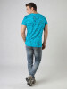 coole T Shirts - GRAVUR BLUE - 100 % Baumwolle - GERMENS artfashion - Größe 5XL