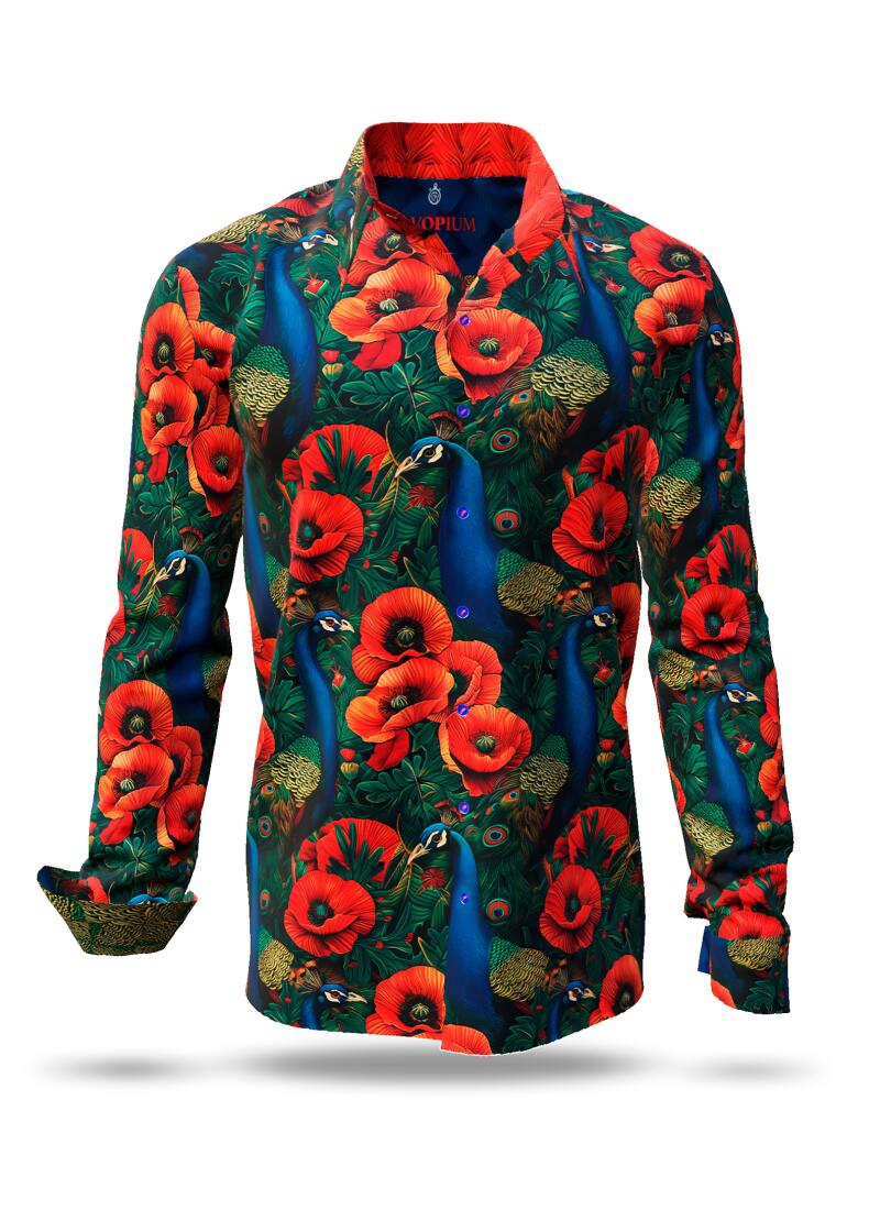 Discover the mens shirt PAVOPIUM from GERMENS, limited to 7 pieces only. Each size only once - only available to order from 7-14.07.2025. Take a look now!