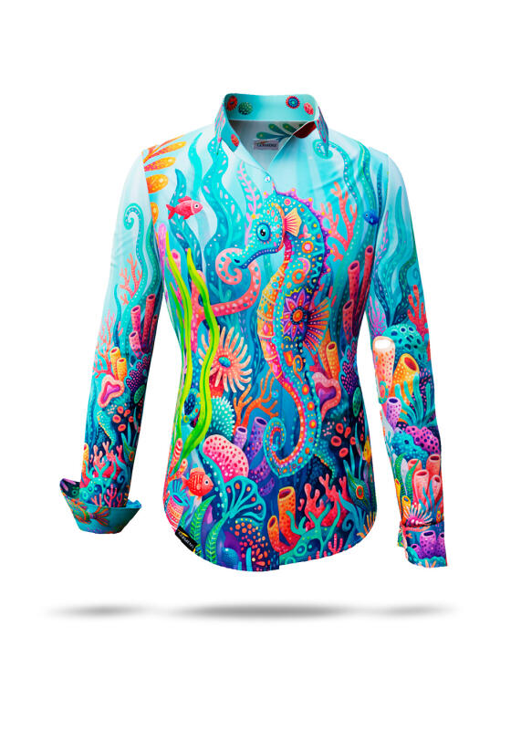 Damenbluse SIEBEN AUF EINEN KLICK COLLECTION - Jede Größe nur einmal für 7 Tage erhältlich - nur 7 Stück für nur eine Woche bestellbar - danach nie wieder erhältlich - persönliches und handnummeriertes Zertifikat