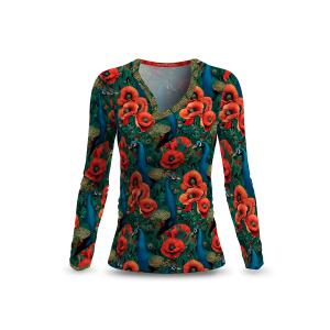 7 Stück limitiertes Damen Langarm Shirt PAVOPIUM von...