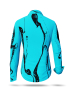 Damenbluse BLUE SWAN - GERMENS artfashion - 100 % Baumwolle - Größe XS