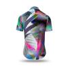 extraordinary summer shirt for men RASTERBLUETE by GERMENS artfashion - Each size is only available once - only available from 07.-14.09.2025!