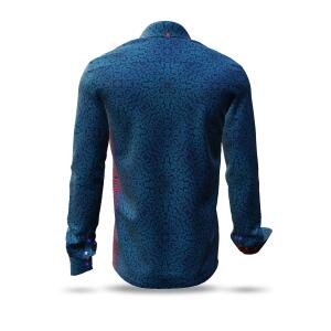 LBN - Dark blue shirt with red graphics - GERMENS