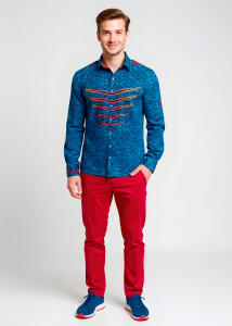 Entdecke bunte Hemden Herren LBN - 100 % Baumwolle