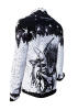 WHOLE LOTTA SMOKE Hemden Herren - 100 % Baumwolle - GERMENS artfashion M