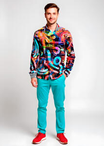 Discover Button Up Shirt DAPURITOJO - 100 % cotton