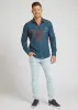 Discover colorful button up shirts for men LBN - 100% cotton