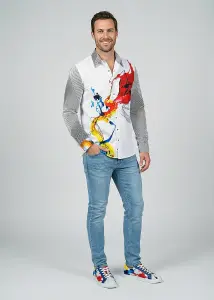 Entdecke bunte Hemden Herren HERZBLUT - 100 % Baumwolle