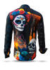 DIA DE LOS MUERTES Shirts Men - 100% cotton - GERMENS artfashion LANG-XXL