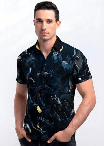 Black Friday 2025 - BLACK GOLD BEASTS short-sleeved shirt...