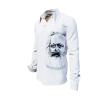 KARL MARX - White men´s shirt with black portrait - GERMENS