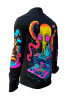 Button Down Long Sleeve Shirts DJ PSYCOTAX – GERMENS artfashion – 100 % Cotton - Size 5XL