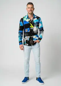 Discover colorful button up shirts for men PLUS - 100%...