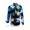 PLUS - Black-blue men´s shirt - GERMENS