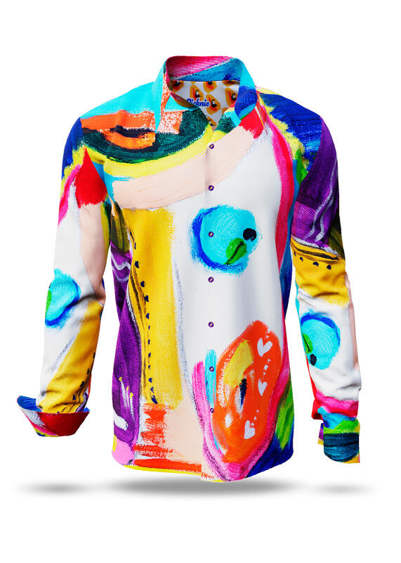 PICNIC buntes Hemd Herren - 100 % Baumwolle - GERMENS artfashion