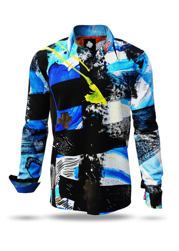 Discover colorful button up shirts for men PLUS - 100% cotton