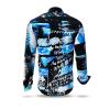 PLUS - Black-blue men´s shirt - GERMENS