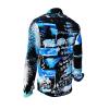 PLUS - Black-blue men´s shirt - GERMENS