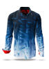 GON BLUE blaues Hemd Herren - 100 % Baumwolle - GERMENS artfashion