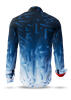 GON BLUE blaues Hemd Herren - 100 % Baumwolle - GERMENS artfashion XXL