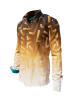 GON BROWN braunes Hemd Herren - 100 % Baumwolle - GERMENS artfashion XXL