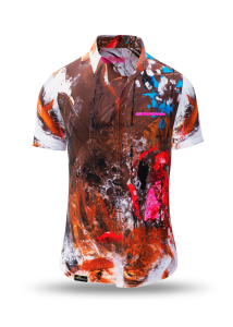 Sommerhemd Herren SURPRISE - 100 % Baumwolle - 10 Größen von XS - 6XL - außergewöhnliches Design - feinste Verarbeitung - Stoffe Made in Germany - limitiert und exklusiv