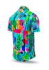 Sommerhemden WONDERLAND – GERMENS artfashion – 100 % Baumwolle - Größe XL